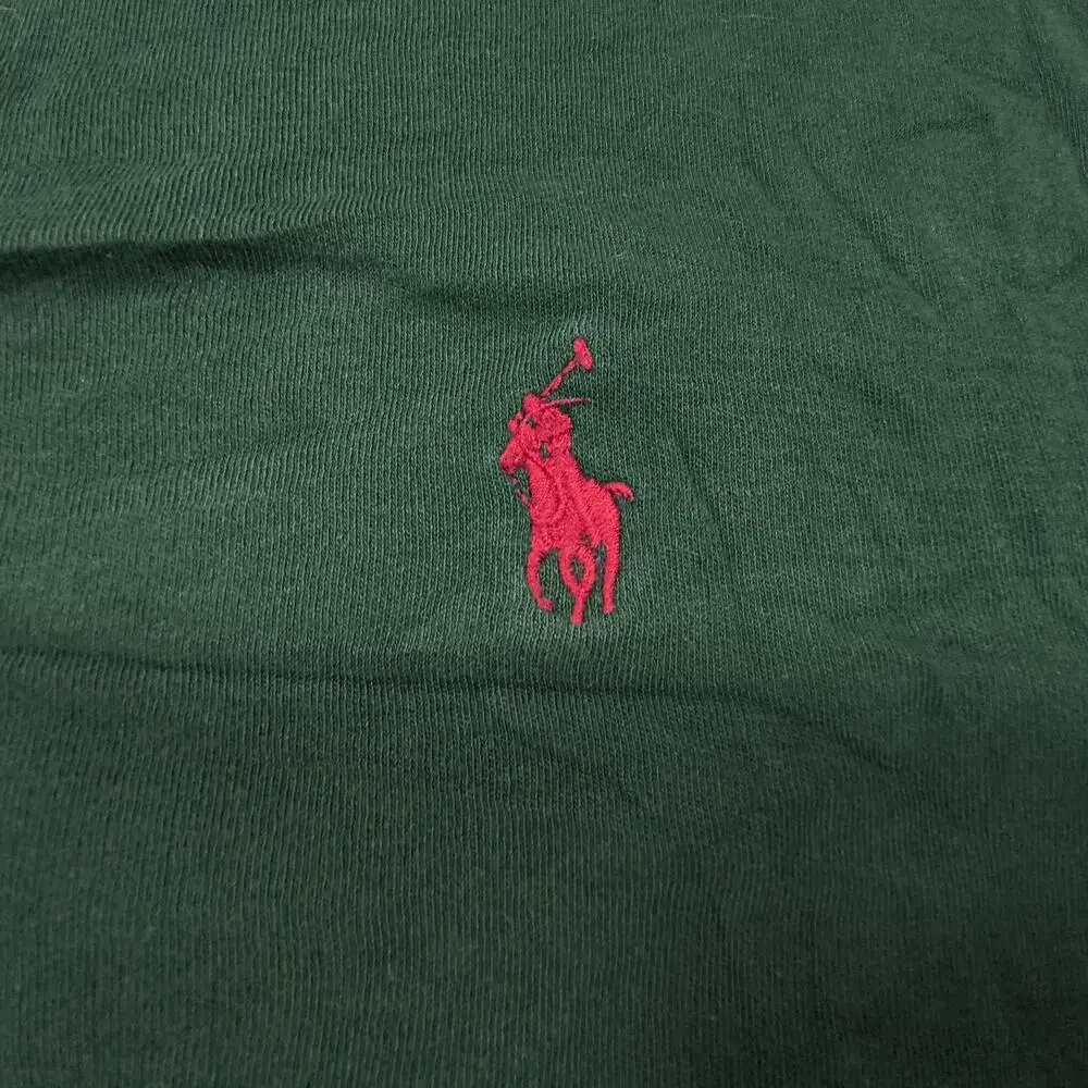 Polo Ralph Lauren Collared Polo Shirt Mens Size Extra Large Tall XLT Green Red